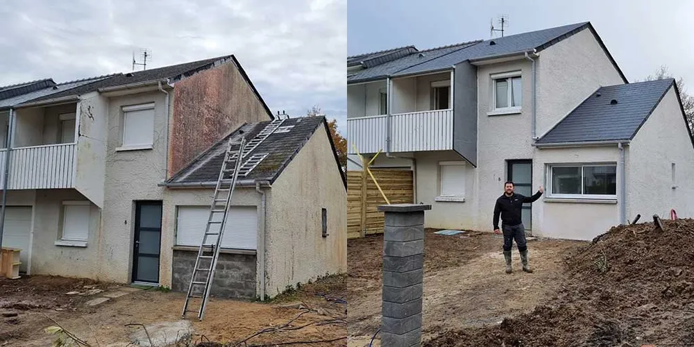 Rénovation d'une toiture en ardoise à Maubeuge par Rempart Toiture