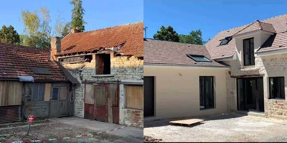 Remplacement complet de la couverture d'une maison dans l'Avesnois